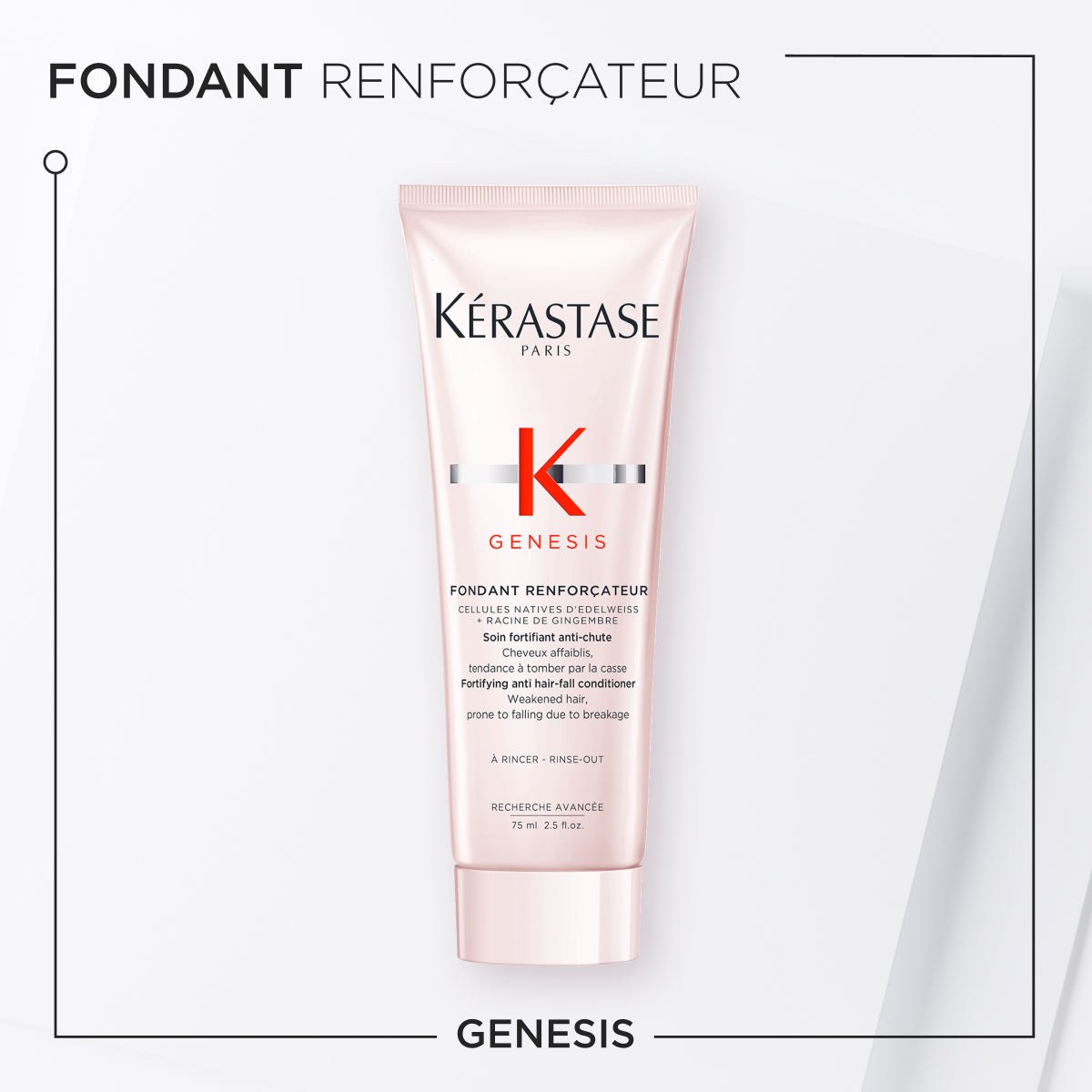 Kérastase Genesis Fondant Renforçateur erősítő balzsam hajhullásra hajlamos, legyengült hajra, 75 ml