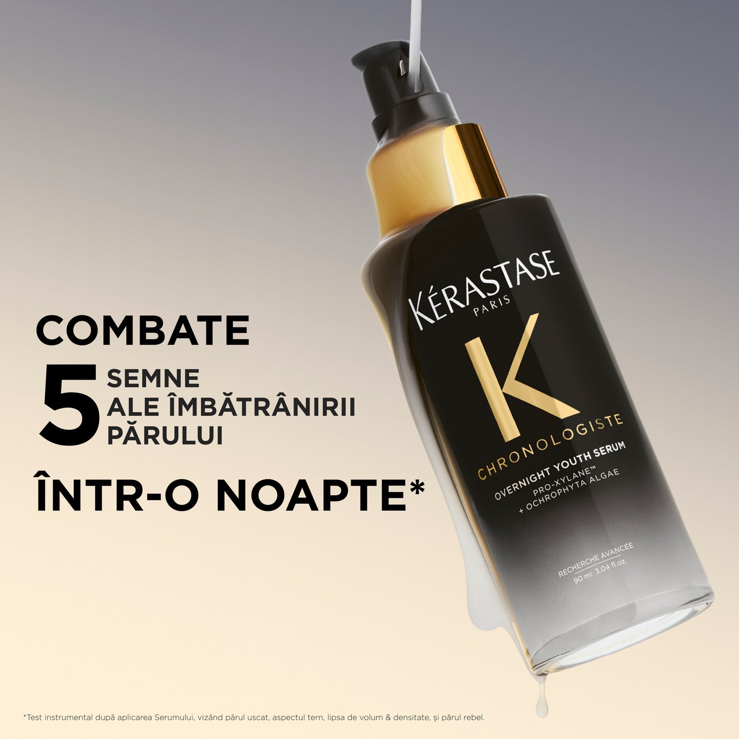 Éjszakai öregedésgátló szérum érett hajra — Kérastase Chronologiste Overnight Youth Serum 90ml