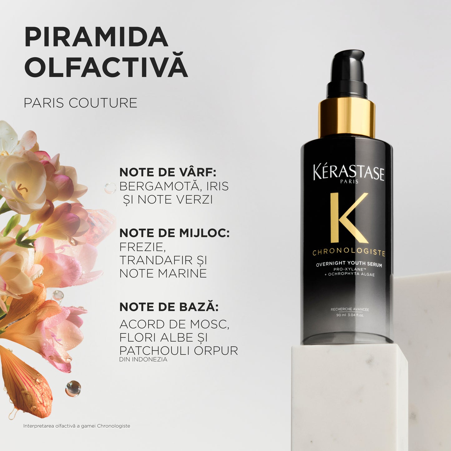 Éjszakai öregedésgátló szérum érett hajra — Kérastase Chronologiste Overnight Youth Serum 90ml