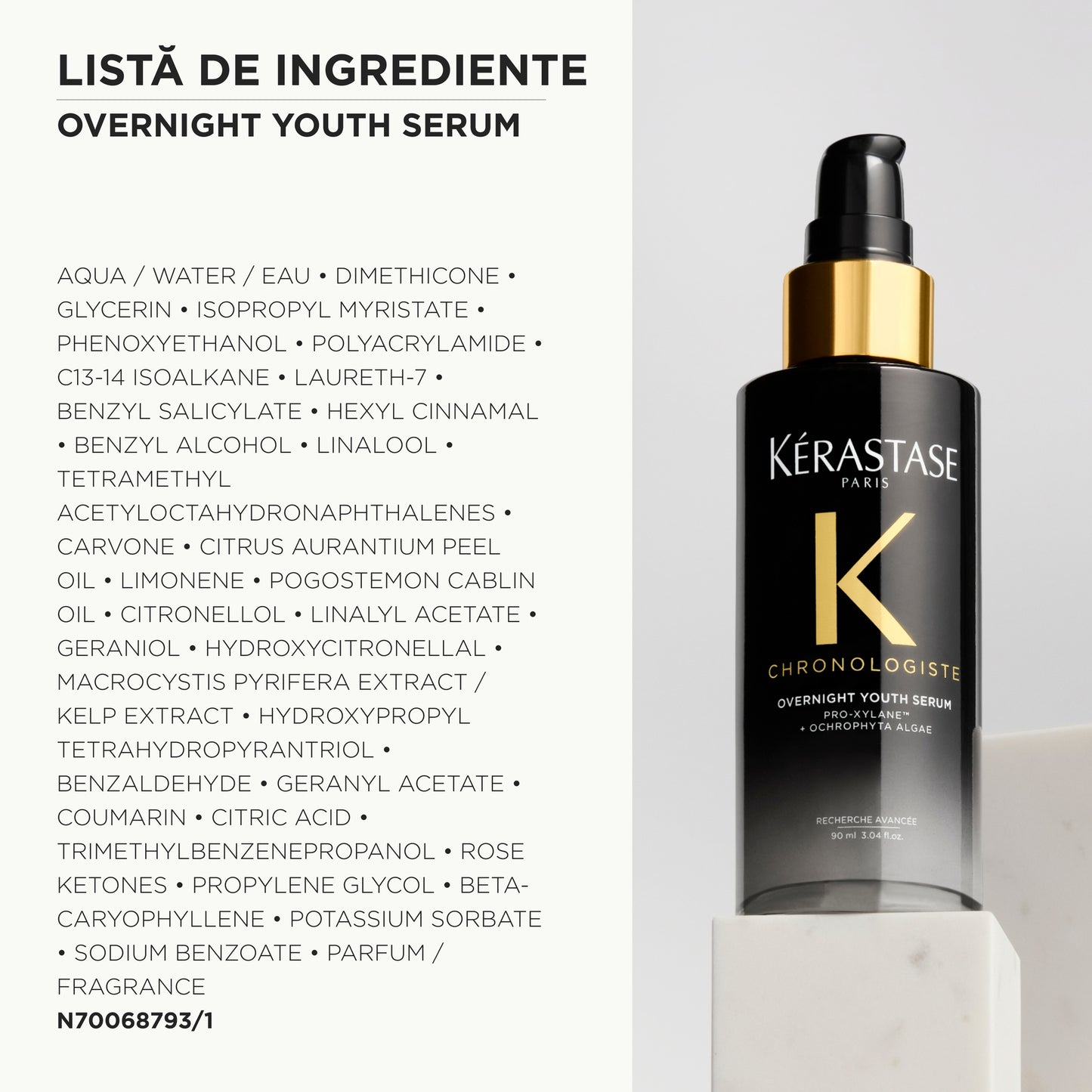 Éjszakai öregedésgátló szérum érett hajra — Kérastase Chronologiste Overnight Youth Serum 90ml