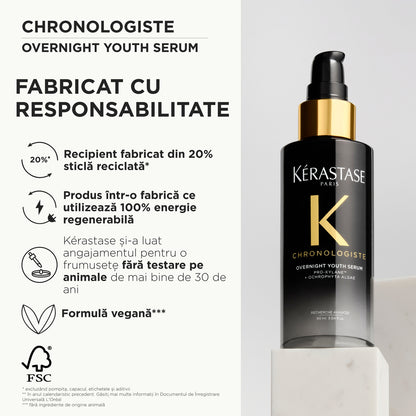 Éjszakai öregedésgátló szérum érett hajra — Kérastase Chronologiste Overnight Youth Serum 90ml