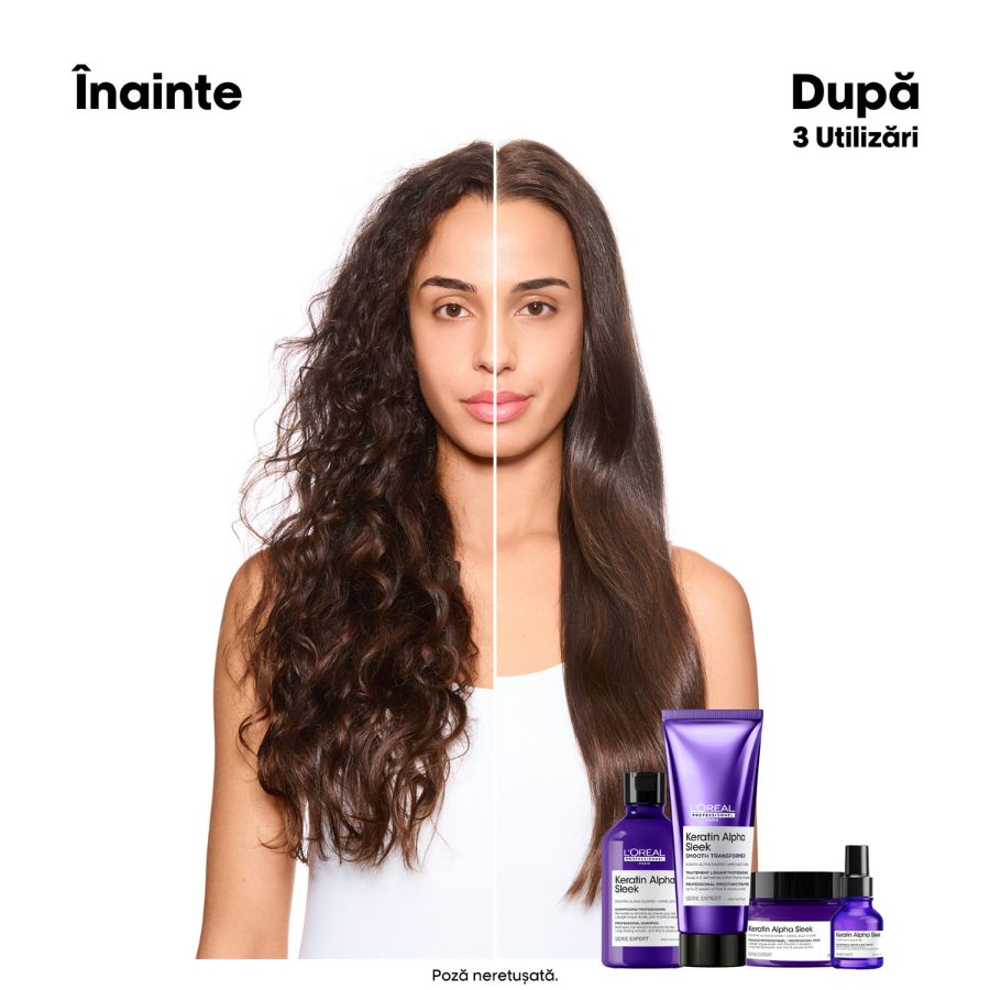 L'Oréal Professionnel Serie Expert Keratin Alpha Sleek professzionális kisimító és anti-frizz maszk 250ml