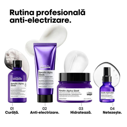 L'Oréal Professionnel Serie Expert Keratin Alpha Sleek professzionális kisimító és anti-frizz maszk 250ml