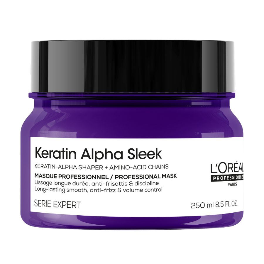 L'Oréal Professionnel Serie Expert Keratin Alpha Sleek professzionális kisimító és anti-frizz maszk 250ml
