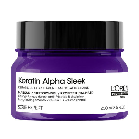 L'Oréal Professionnel Serie Expert Keratin Alpha Sleek professzionális kisimító és anti-frizz maszk 250ml