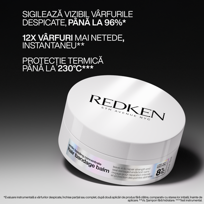 Redken Hair Bandage Palm - Öblítést nem igénylő balzsam a töredezett hajvégek javítására, erősítésére és lezárására 75ml