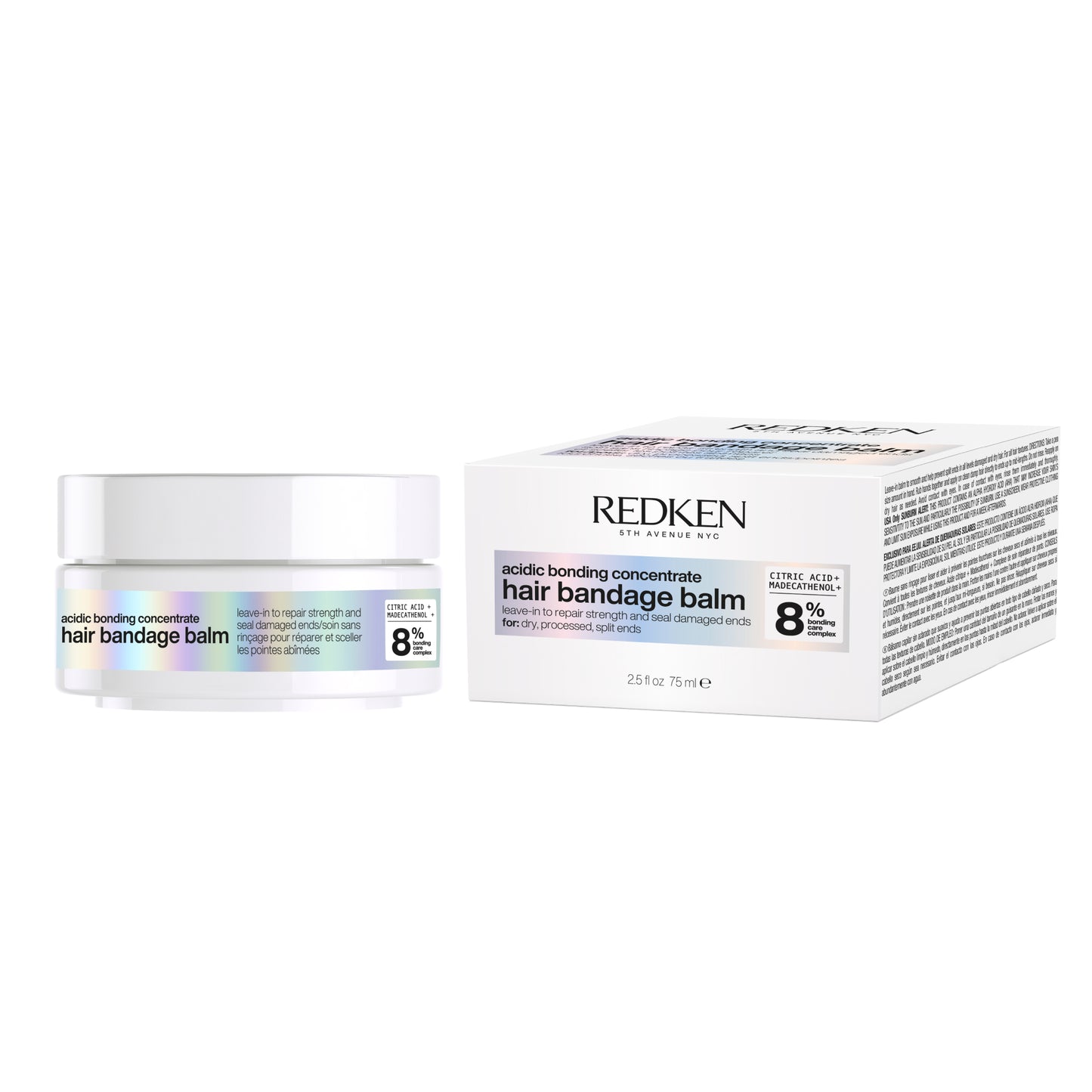 Redken Hair Bandage Palm - Öblítést nem igénylő balzsam a töredezett hajvégek javítására, erősítésére és lezárására 75ml