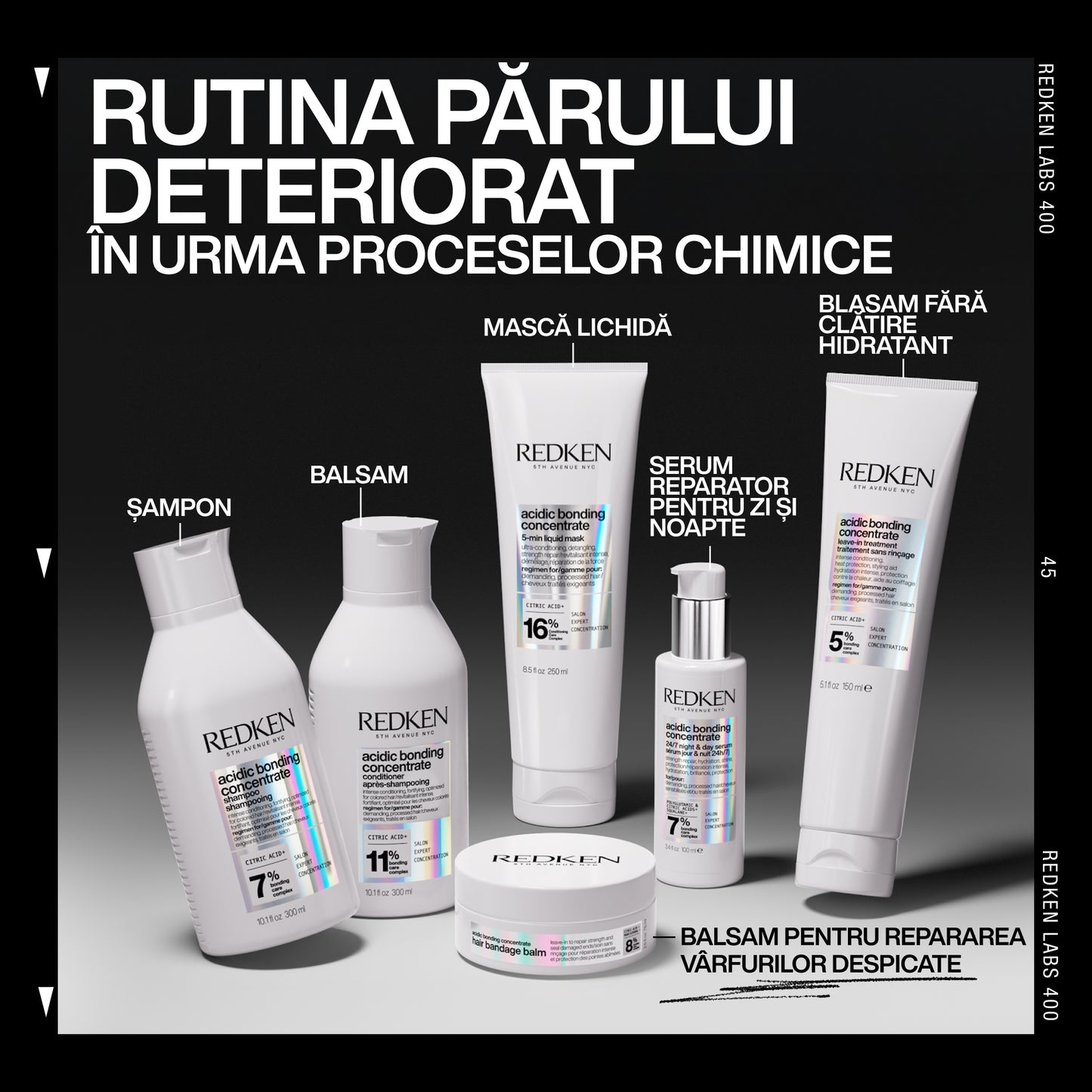 Redken Hair Bandage Palm - Öblítést nem igénylő balzsam a töredezett hajvégek javítására, erősítésére és lezárására 75ml