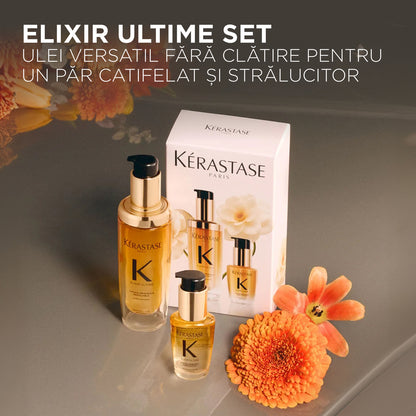 Set Kérastase Elixir Ultime Spring 2026 – Ulei Versatil pentru Strălucire Intensă și Păr Catifelat