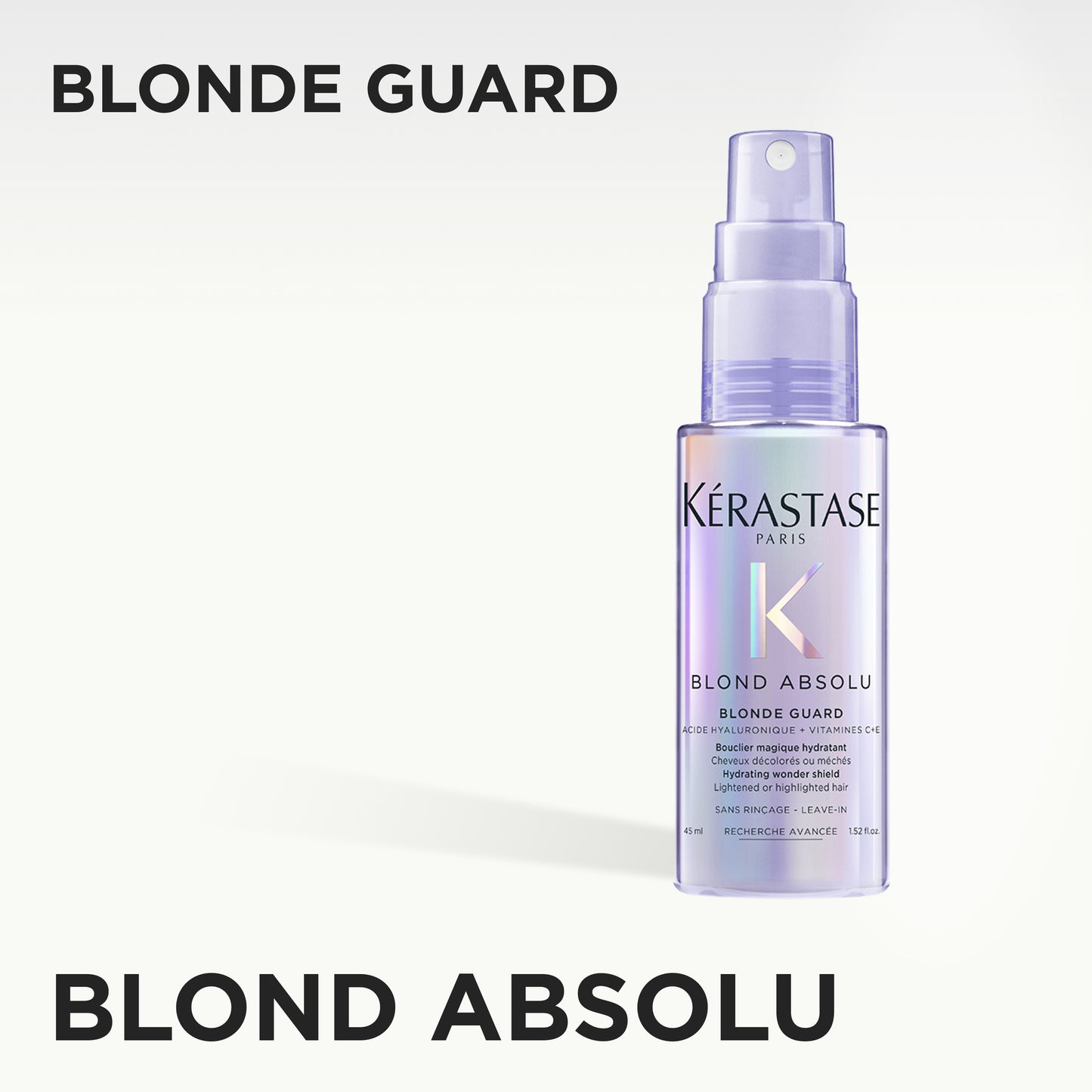 Kérastase Blond Guard – Hajban maradó ápoló szőke hajra, hidratálás és ragyogás 45 ml