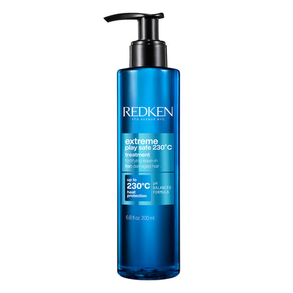 Károsodott hajra való ápolás – Redken Extreme Play Safe hővédő spray 250ml