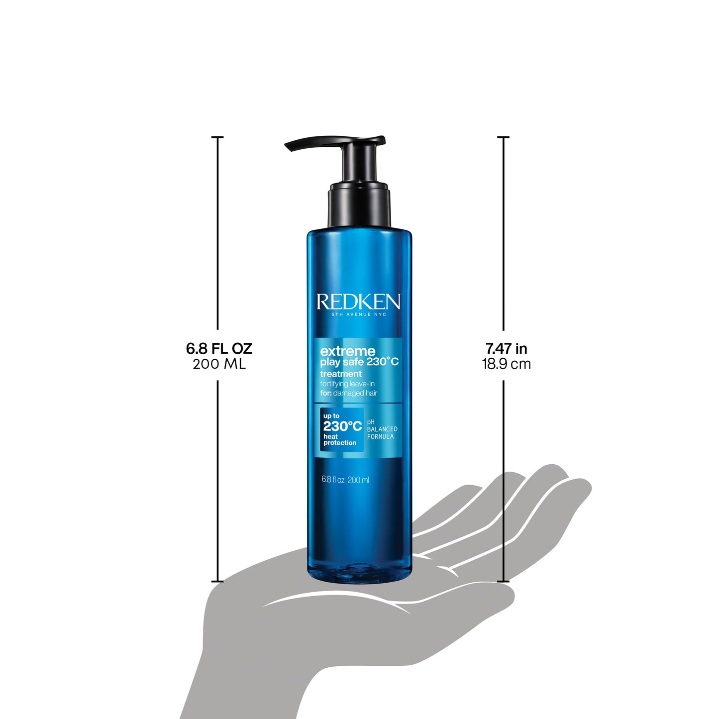 Károsodott hajra való ápolás – Redken Extreme Play Safe hővédő spray 250ml