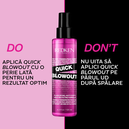 Professzionális hajformázó spray — Redken Styling Quick Blowout 125ml