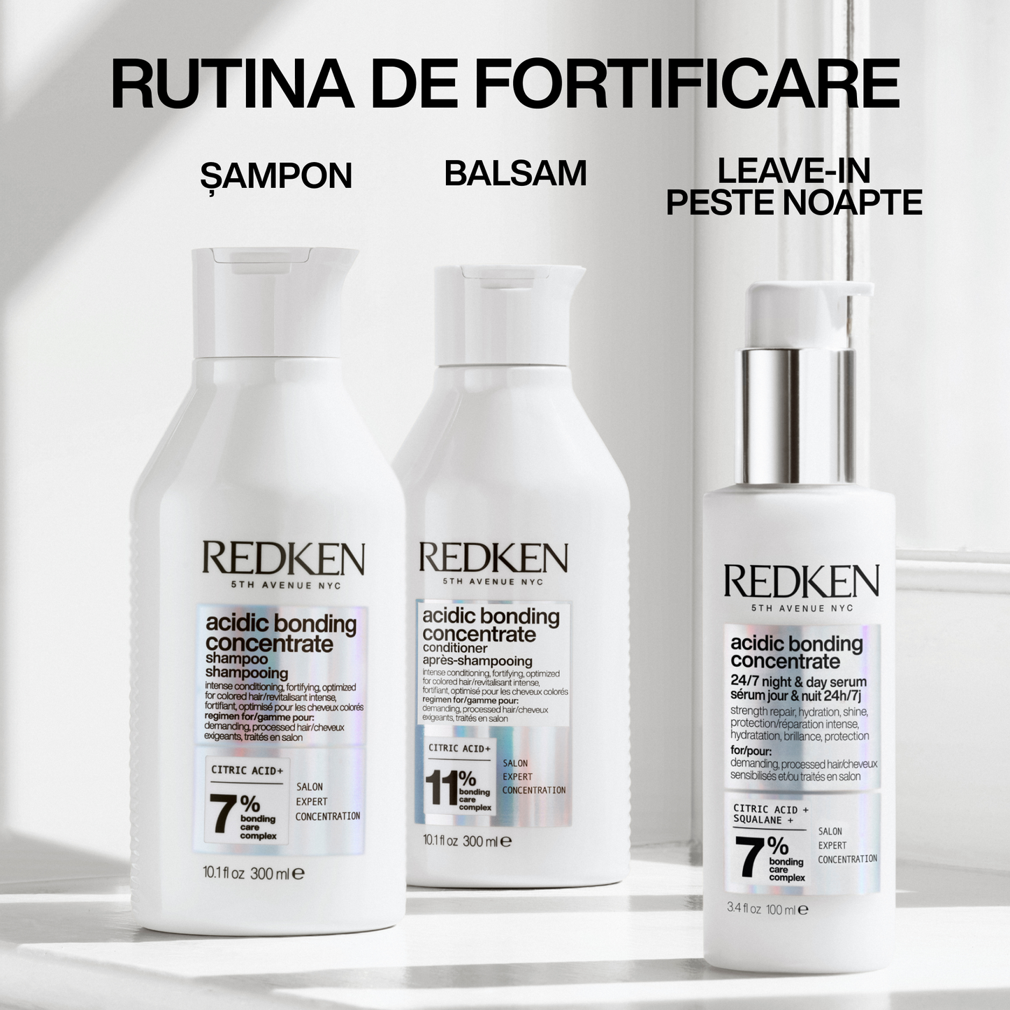 Szérum sérült hajra – Redken Acidic Bonding Concentrate 24/7 Night & Day Serum 100ml