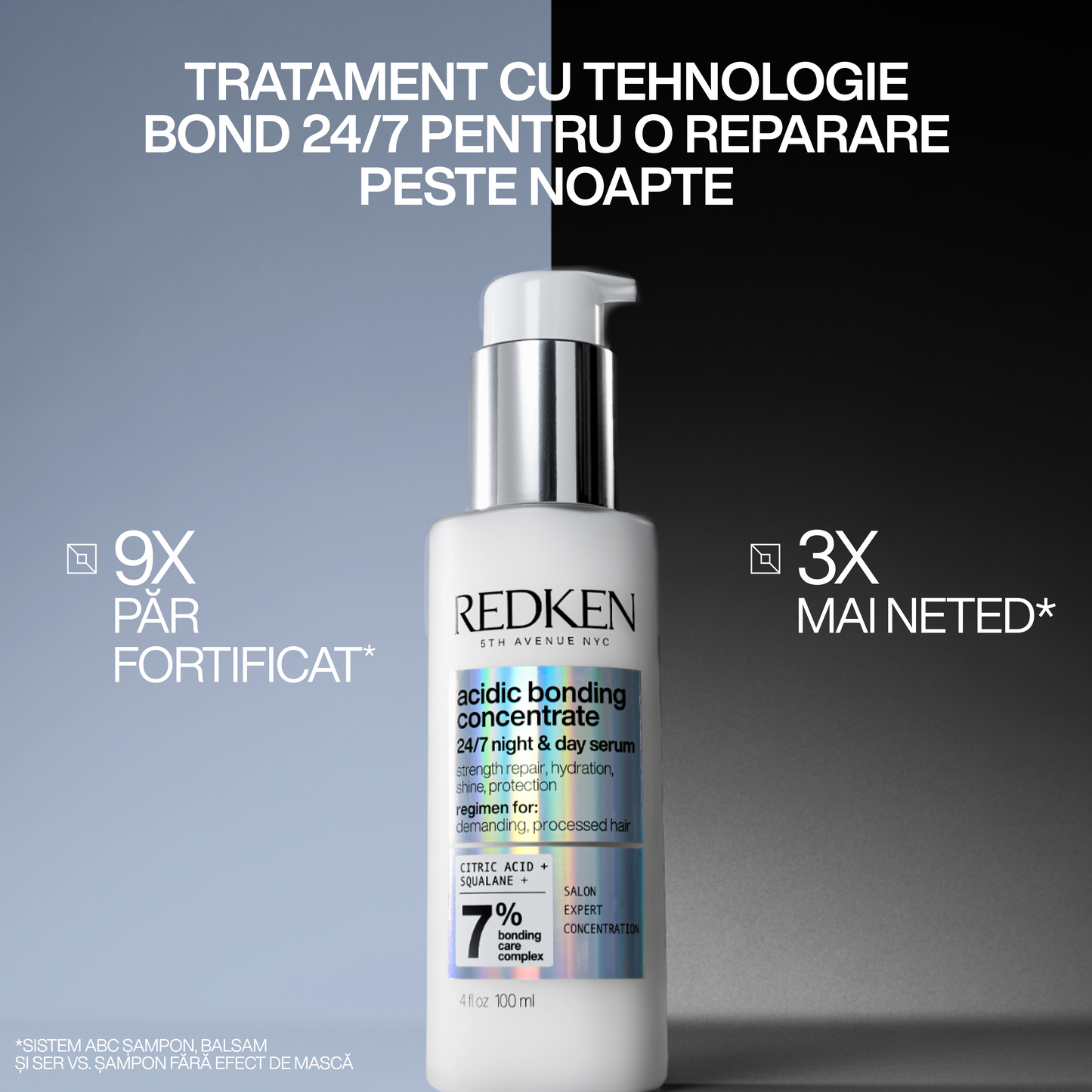 Szérum sérült hajra – Redken Acidic Bonding Concentrate 24/7 Night & Day Serum 100ml