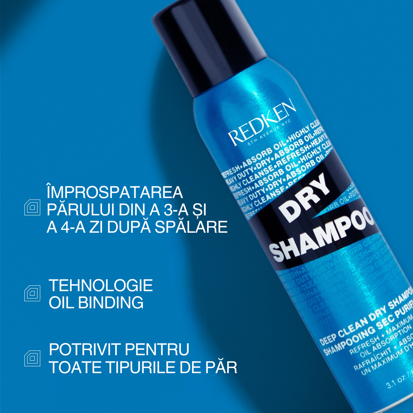 Frissítő sampon hajmosások között — Redken Styling Deep Clean szárazsampon 150ml
