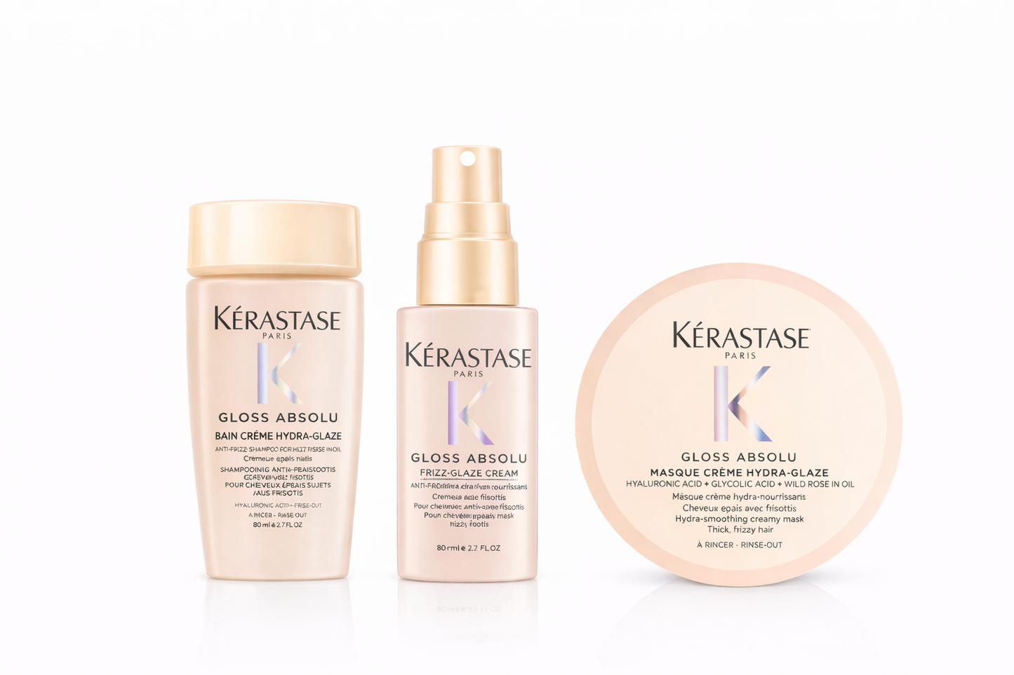 Utazókészlet vastag, hajlamos hajra – Kérastase Gloss Absolu 80+75+45ml