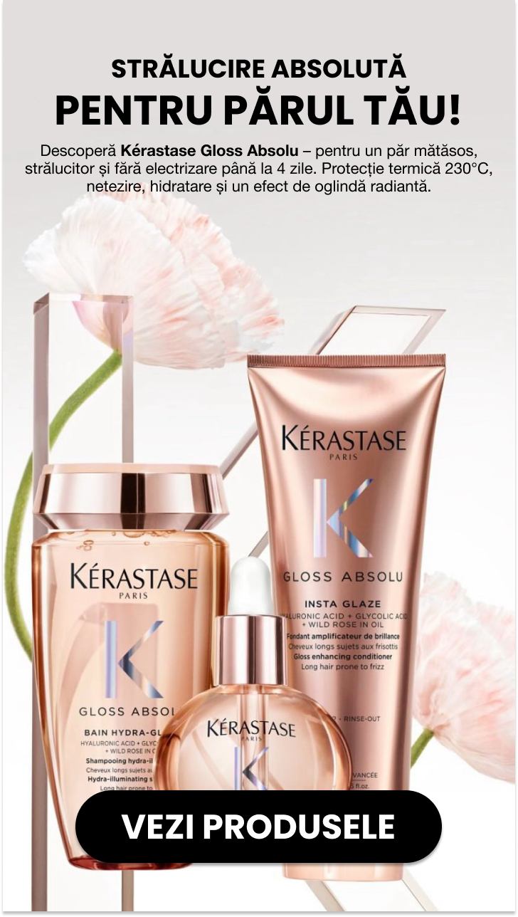 Teljes rituálé szett a ragyogásért és simaságért – Kérastase Gloss Absolu 500ml + 250ml + 45ml