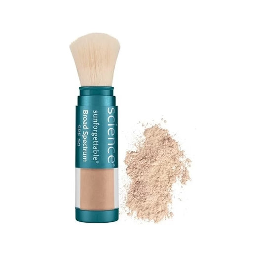 Colorescience púderes naptej - ecsettel felvihető SPF 50 - közepes - 50 ml