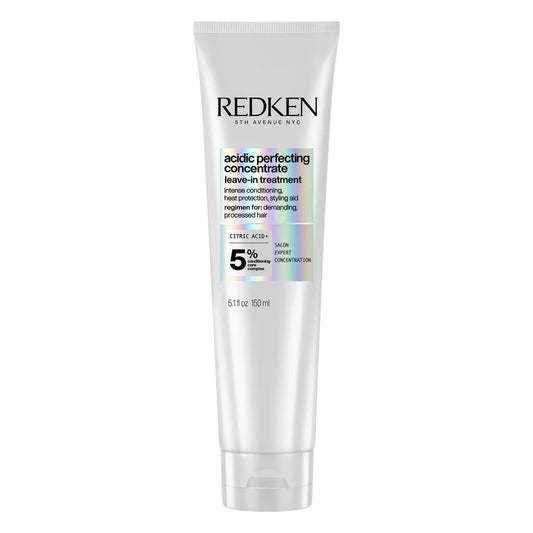 Intenzíven tápláló, kiöblítendő hajpakolás - Redken Acidic Perfecting Concentrate - Hajregeneráló a sérült hajra - 150ml
