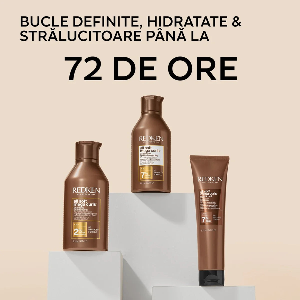 Száraz, göndör hajra való sampon — Redken All Soft Mega Curls Shampoo 300ml