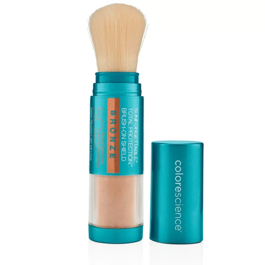 Colorescience naptej púder - ecsettel felvihető Shield Bronze SPF 50 - 50 ml