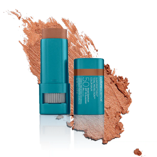 Színezett arcbalzsam SPF 50 védelemmel - Colorescience Sunforgettable® Total Protection® Színbalzsam - Bronz árnyalat - 9g