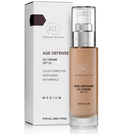 CC krém SPF50 Holy Land Always Active Age Defense Medium – Természetes fedés és UV-védelem | 50ml