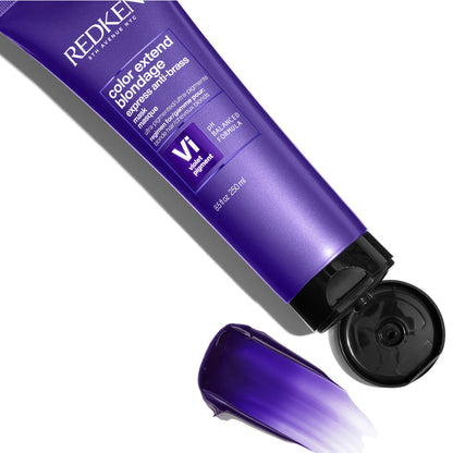 Maszk szőke és szőkített hajra — Redken Blondage Color Extend Blondage Anti-Brass Mask 250ml
