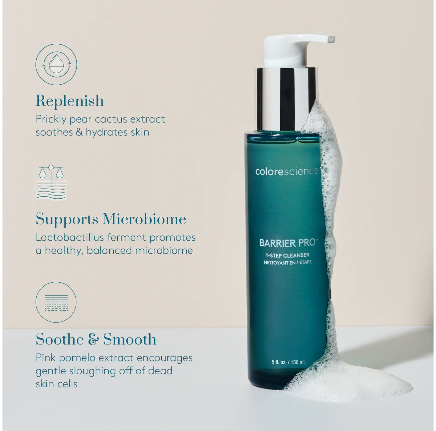 Colorescience Barrier Pro 1 lépéses arctisztító 150ml