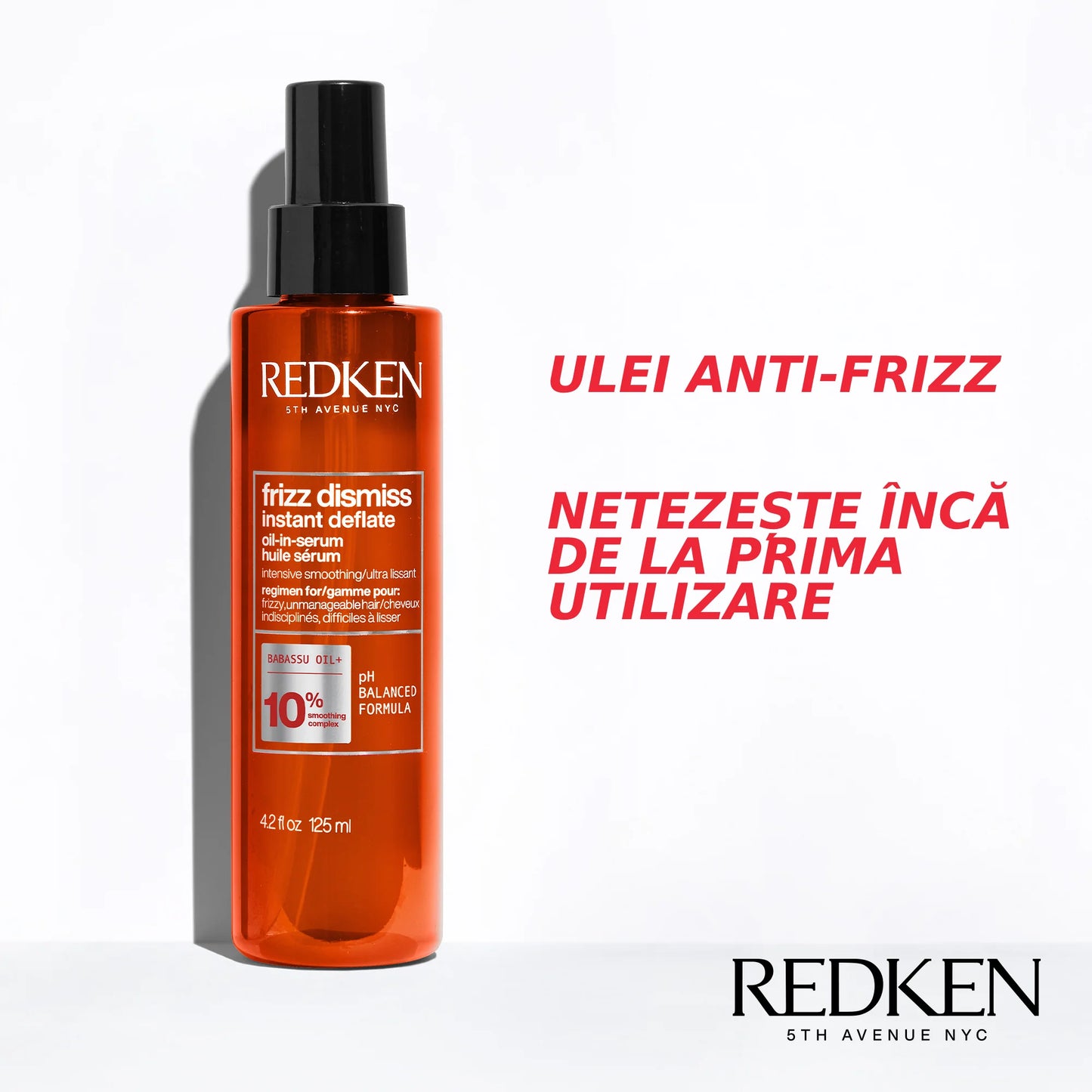 Anti-frizz szérum – Redken Frizz Dismiss Olaj-a-Szérumban 125ml