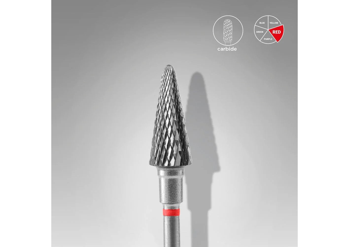 Staleks PRO Expert keményfém fúró piros kúppal FT71R060/14