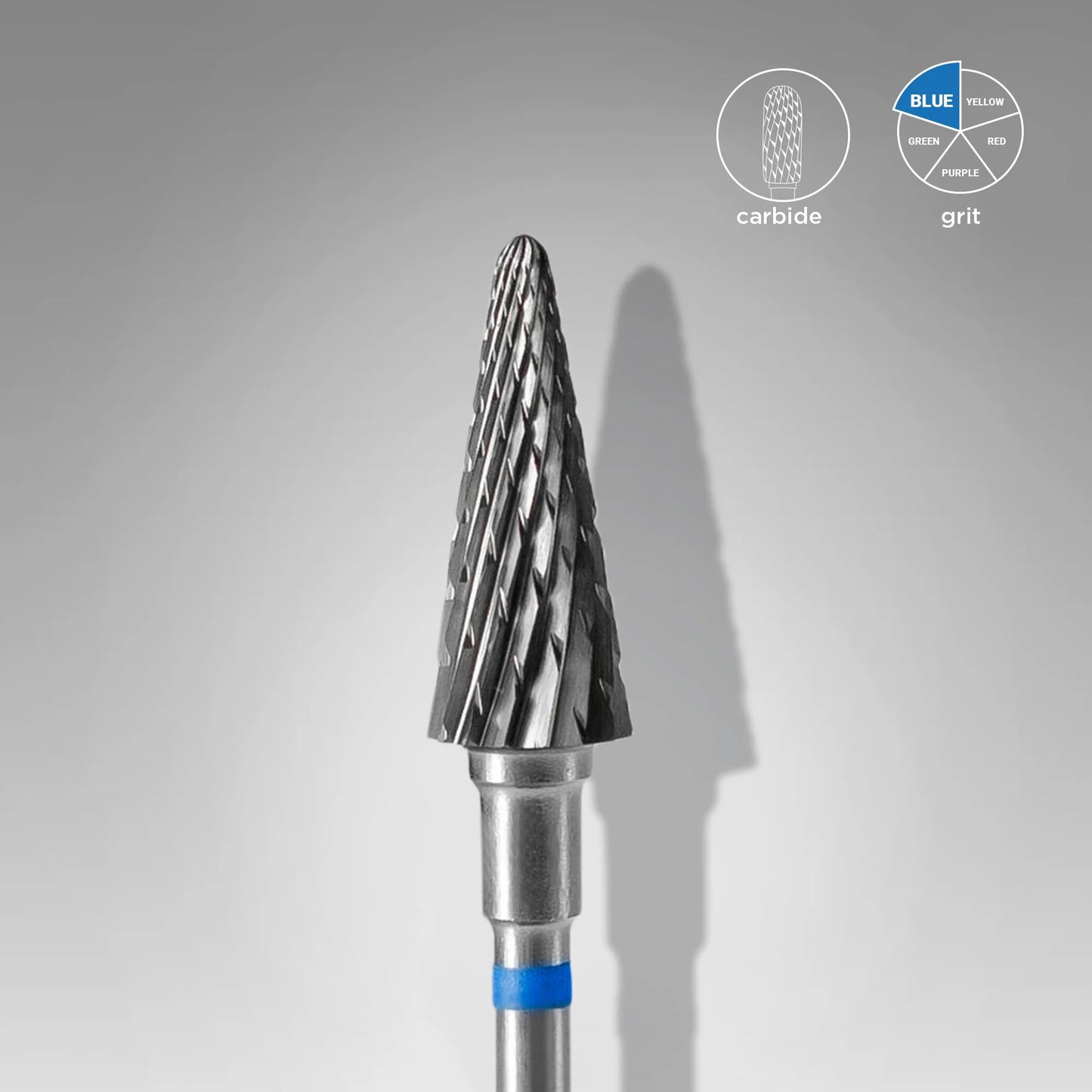 Staleks PRO Expert keményfém bit kúp kék FT71B060/14