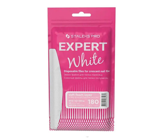 Staleks PRO Expert fehér puha habszivacs réteg DFE-40-180w, 30 db