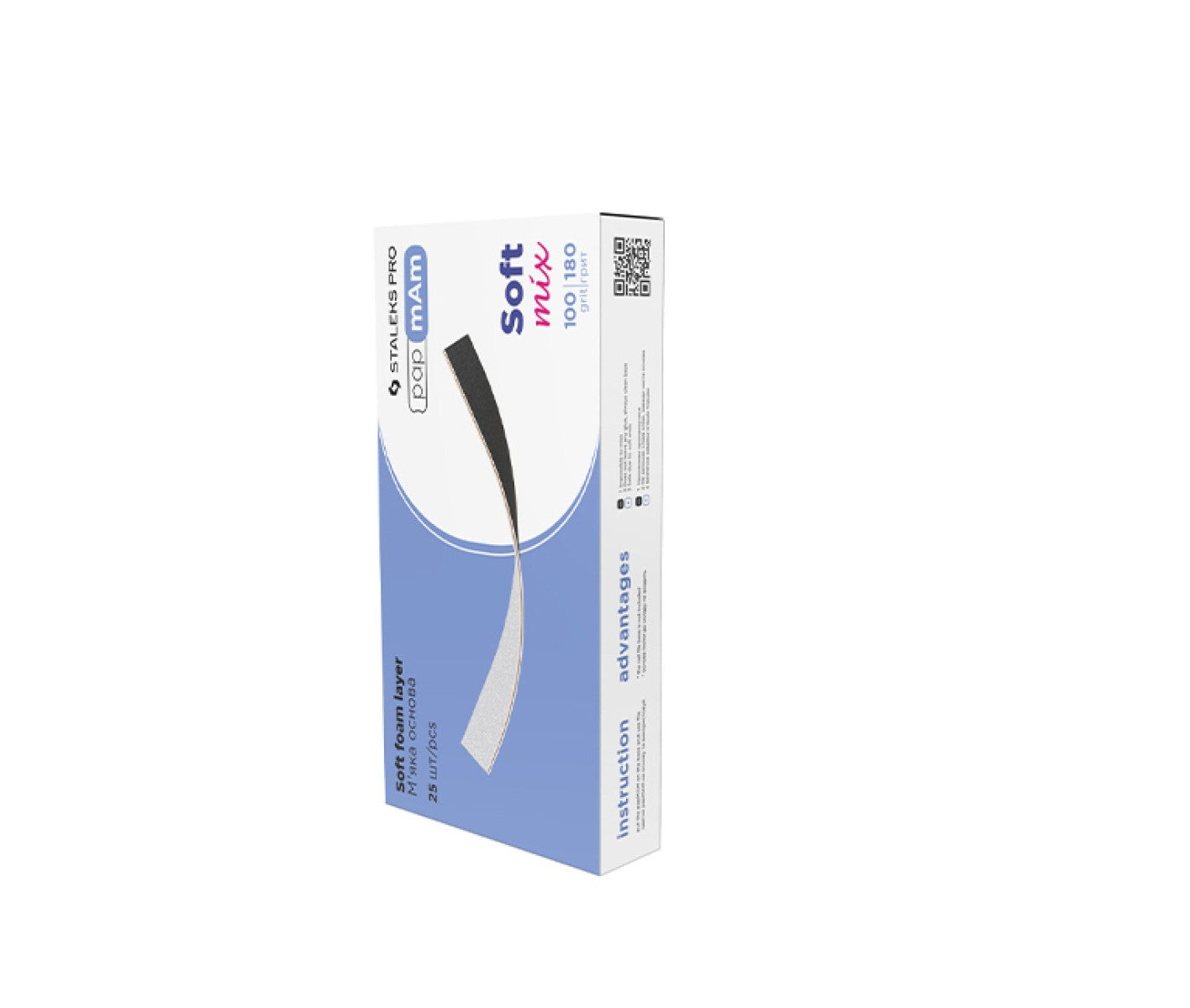 Staleks PRO tartalék reszelő puha mix DFCEMix-20-100/180, 25 db