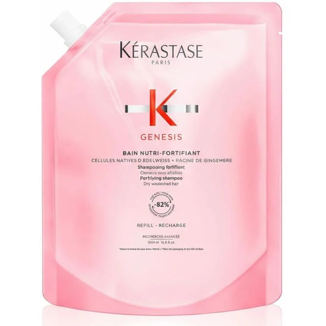 Kérastase Genesis Bain Nutri-Fortifiant hajhullás elleni tápláló sampon száraz és gyenge hajra 500 ml