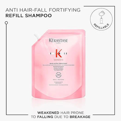 Kérastase Genesis Bain Nutri-Fortifiant hajhullás elleni tápláló sampon száraz és gyenge hajra 500 ml