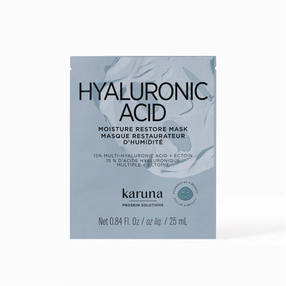 Mască hidratantă cu 15% complex multi-hialuronic Karuna Hyaluronic Acid Moisture Restore Mask