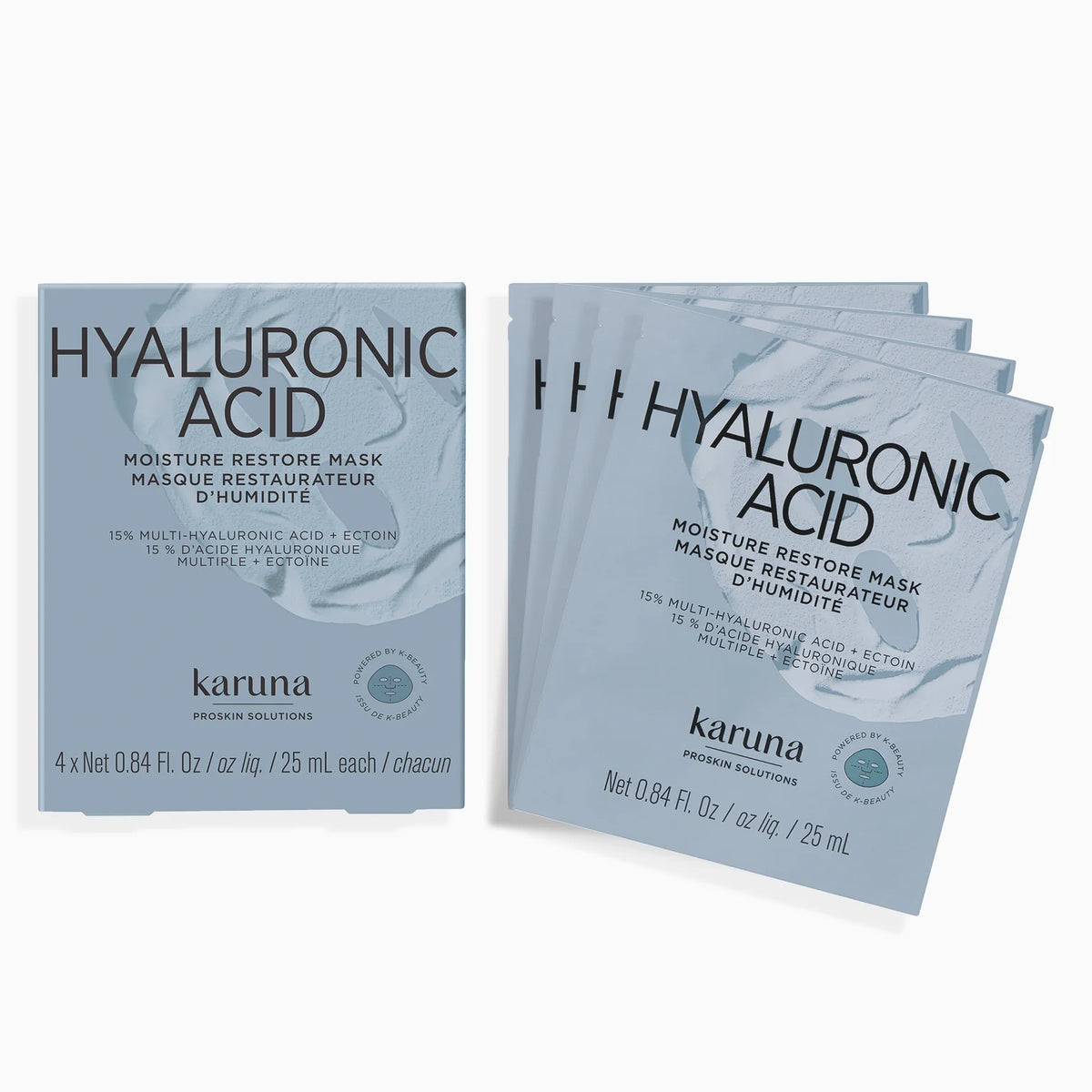 Mască hidratantă cu 15% complex multi-hialuronic Karuna Hyaluronic Acid Moisture Restore Mask