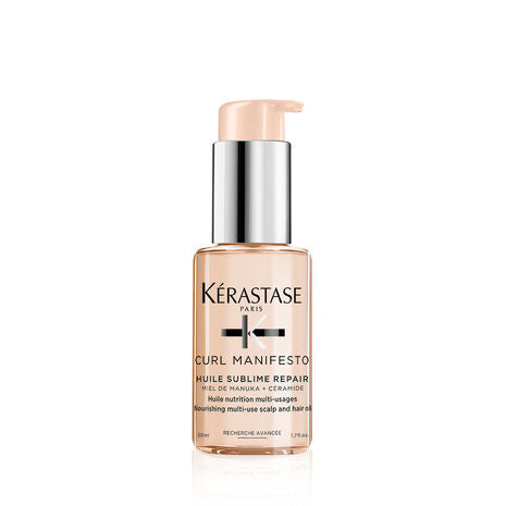 Tápláló olaj hajra és fejbőrre – Kérastase Curl Manifesto Huile Sublime Repair 50 ml
