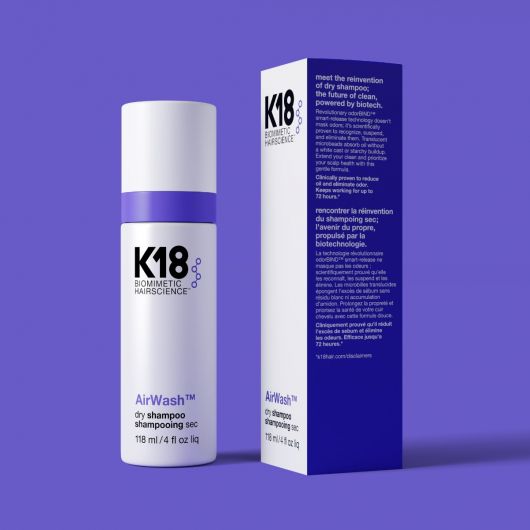 K18 AirWash szárazsampon zsíros fejbőrre 118 ml