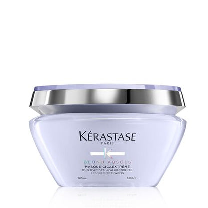 Hajmaszk - Kérastase Blond Absolu Masque Cicaextreme - Intenzív fehérítés utáni hidratálás - 200 ml