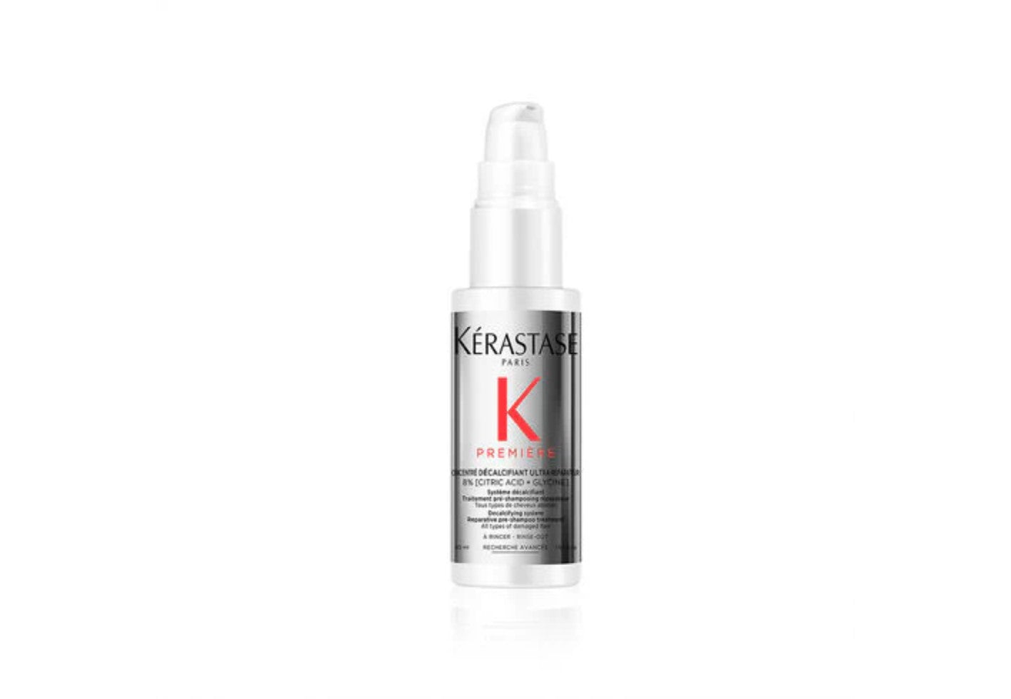 Dekalcináló, hajregeneráló sampon előtti kezelés sérült hajra – Kérastase Première Concentré Décalcifiant Ultra-Réparateur 45ml