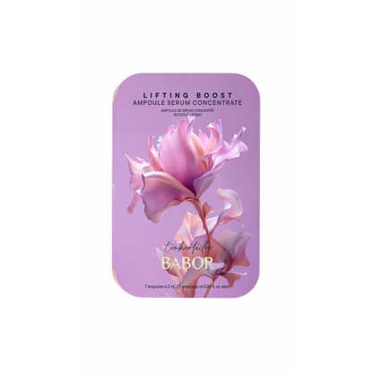 Babor Lifting Boost Ampoule – Feszesítő és lifting hatású ampullák, limitált kiadású szett újrafelhasználható fémdobozban 7x2ml