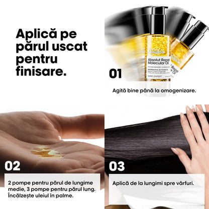 Olaj sérült hajra – L'Oréal Professionnel Absolut Repair Molecular 30ml