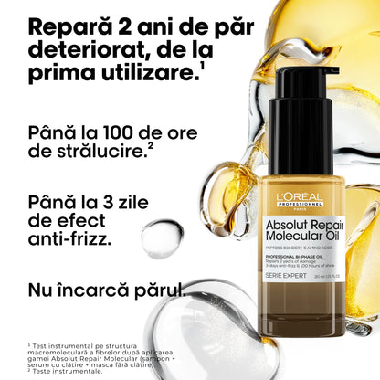 Olaj sérült hajra – L'Oréal Professionnel Absolut Repair Molecular 30ml