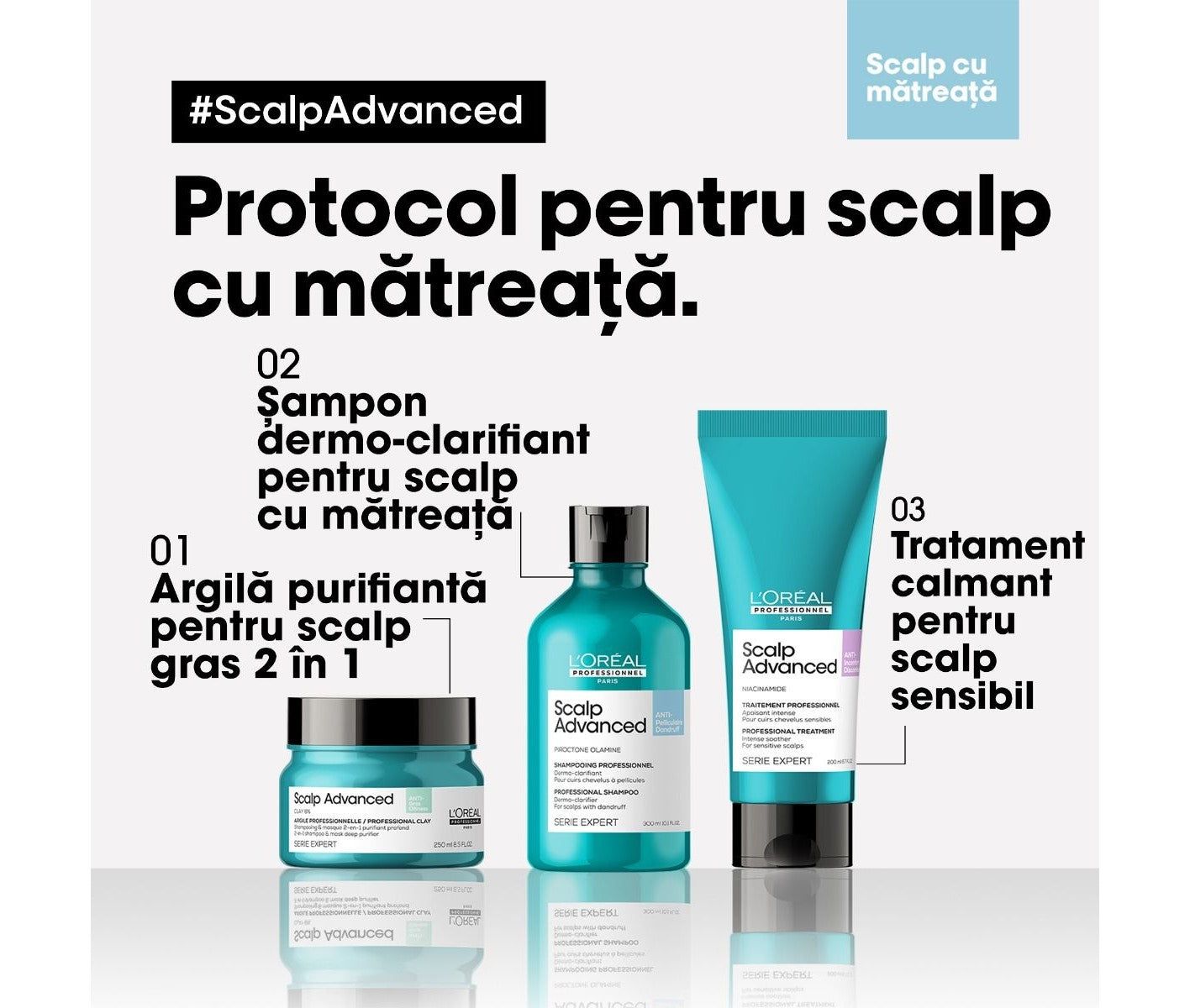 Korpaellenes sampon fejbőrre — L'Oréal Professionnel Scalp Advanced 300ml