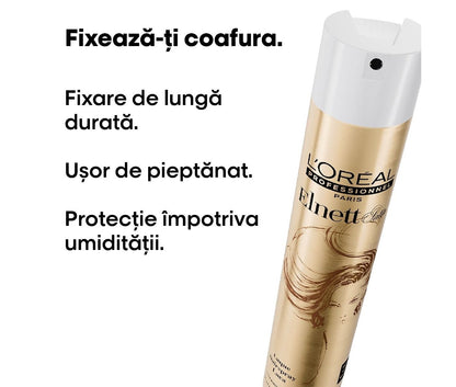 Ragasztóerős hajlakk — L'Oréal Professionnel Elnett Satin Forte 500ml