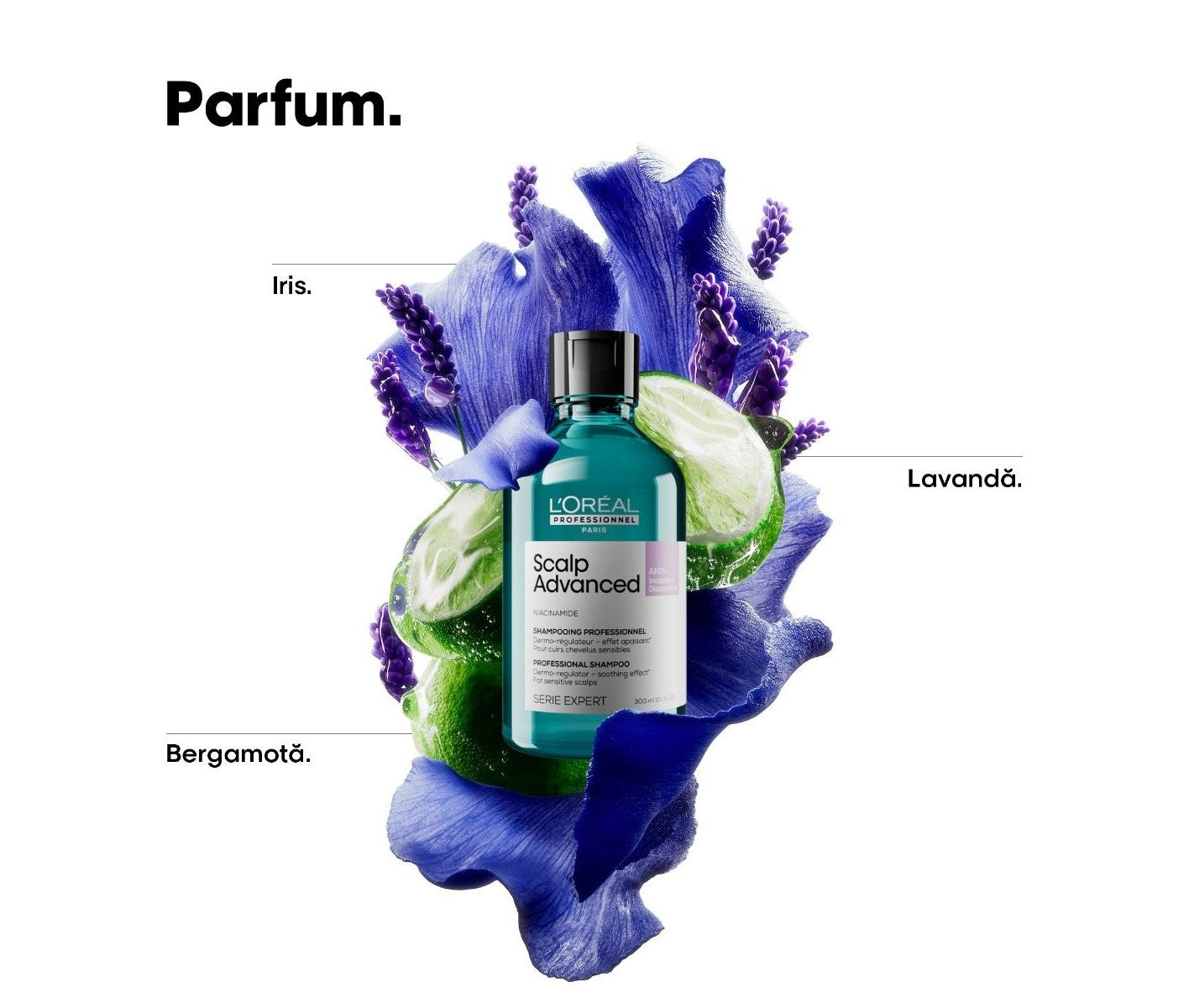 L'Oreal Professionnel Serie Expert Scalp Advanced sampon érzékeny fejbőrre niacinamiddal 300ml