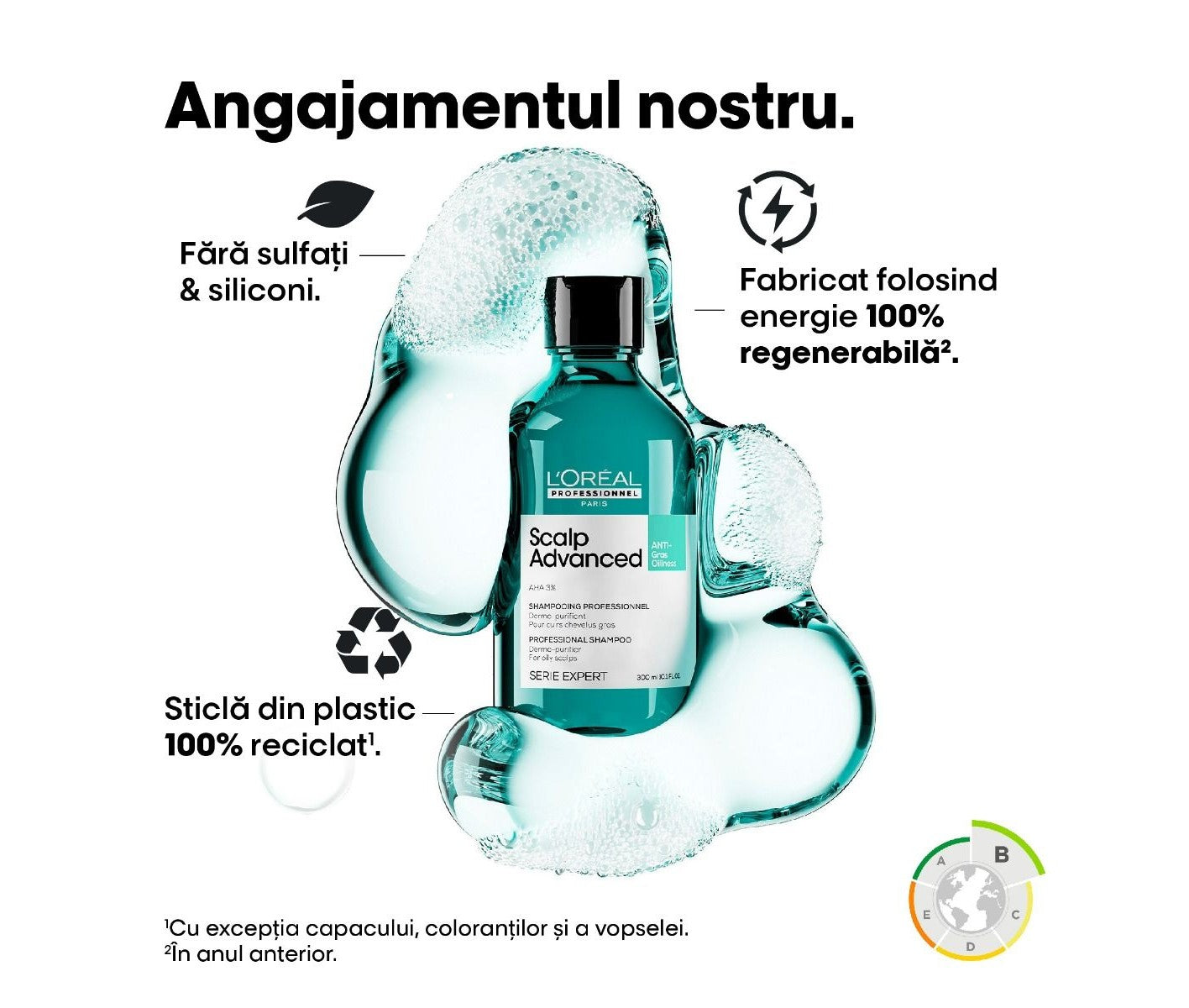 Sampon pentru scalp gras — L'Oréal Professionnel Scalp Advanced 100ml